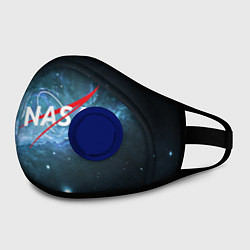 Маска с клапаном NASA: Space Light, цвет: 3D-синий — фото 2