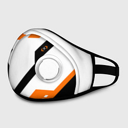 Маска с клапаном CS:GO Asiimov Light, цвет: 3D-белый — фото 2