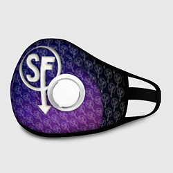 Маска с клапаном Sally Face: Violet SF, цвет: 3D-белый — фото 2