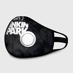 Маска с клапаном LINKIN PARK, цвет: 3D-белый — фото 2