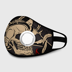 Маска с клапаном Iron Maiden, цвет: 3D-белый — фото 2