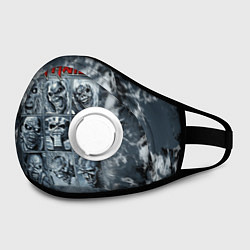 Маска с клапаном Iron Maiden, цвет: 3D-белый — фото 2