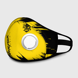 Маска с клапаном CYBERPUNK 2077, цвет: 3D-белый — фото 2