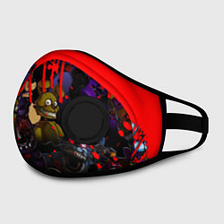 Маска с клапаном Five Nights At Freddys, цвет: 3D-черный — фото 2