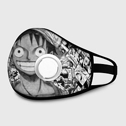 Маска с клапаном Луфи улыбается one piece, цвет: 3D-белый — фото 2
