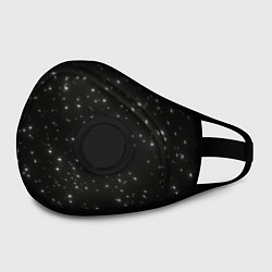 Маска с клапаном Звезды, цвет: 3D-черный — фото 2