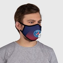 Маска с клапаном PSG ПСЖ PARIS SAINT GERMAIN, цвет: 3D-белый — фото 2