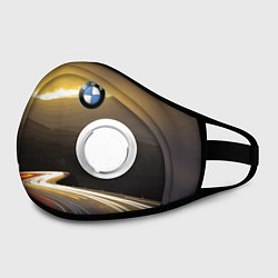 Маска с клапаном BMW Night route, цвет: 3D-белый — фото 2