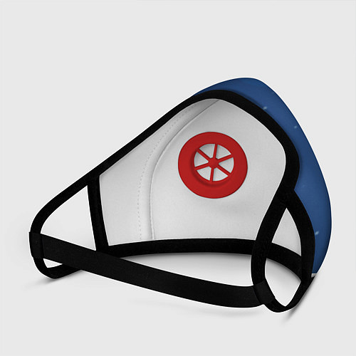 Маска с клапаном Ледяной дракон 2024 / 3D-Красный – фото 3