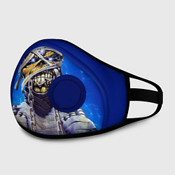 Маска с клапаном Iron Maiden: Mummy, цвет: 3D-синий — фото 2