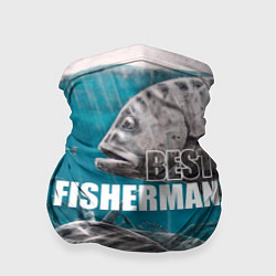 Бандана-труба Best fisherman, цвет: 3D-принт