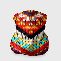 Бандана-труба Вышивка шерстью, цвет: 3D-принт