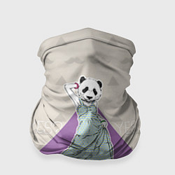 Бандана-труба Panda Girl: yes yes?, цвет: 3D-принт