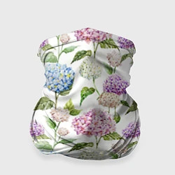 Бандана-труба Цветы и бабочки 4, цвет: 3D-принт