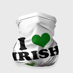 Бандана-труба Ireland, I love Irish, цвет: 3D-принт