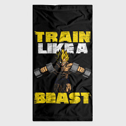 Бандана-труба Train Like a Beast, цвет: 3D-принт — фото 2