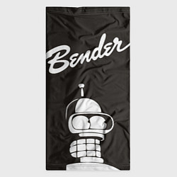 Бандана-труба Bender Retro, цвет: 3D-принт — фото 2