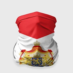 Бандана-труба Флаг и герб Голландии, цвет: 3D-принт