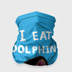Бандана-труба I eat dolphins, цвет: 3D-принт