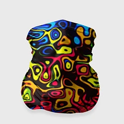 Бандана-труба Яркая текстура, цвет: 3D-принт