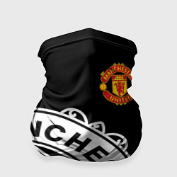 Бандана-труба Man United: Black Collection, цвет: 3D-принт