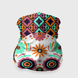 Бандана-труба Геометрия черепа, цвет: 3D-принт