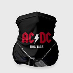 Бандана-труба AC/DC: Dog Tags, цвет: 3D-принт