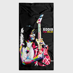 Бандана-труба Eddie Van Halen Art, цвет: 3D-принт — фото 2