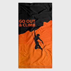 Бандана-труба Go out & climb, цвет: 3D-принт — фото 2