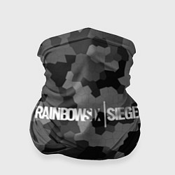 Бандана-труба Rainbow Six: Grey Mozaic, цвет: 3D-принт