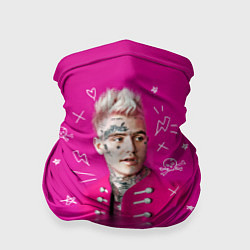 Бандана-труба Lil Peep: Pink Light, цвет: 3D-принт