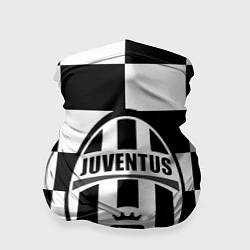 Бандана-труба FC Juventus: W&B Grid, цвет: 3D-принт