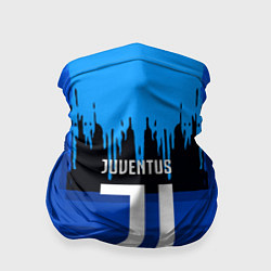 Бандана-труба FC Juventus: Blue Abstract, цвет: 3D-принт