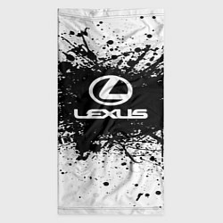 Бандана-труба Lexus: Black Spray, цвет: 3D-принт — фото 2