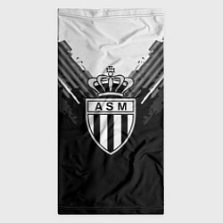 Бандана-труба FC Monaco: Black Style, цвет: 3D-принт — фото 2