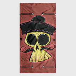 Бандана-труба Dia de los Muertos, цвет: 3D-принт — фото 2