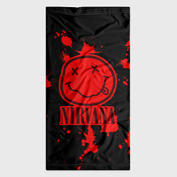 Бандана-труба Nirvana: Blooded Smile, цвет: 3D-принт — фото 2