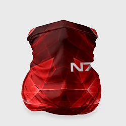 Бандана-труба Mass Effect: Red Armor N7, цвет: 3D-принт