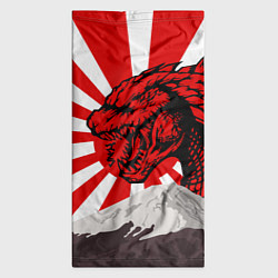 Бандана-труба Japanese Godzilla, цвет: 3D-принт — фото 2