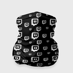 Бандана Twitch: Black Pattern