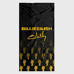 Бандана-труба Billie Eilish: Yellow & Black Autograph, цвет: 3D-принт — фото 2