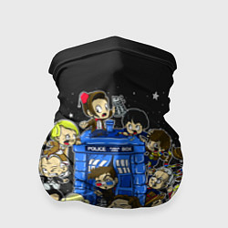 Бандана-труба Doctor Who, цвет: 3D-принт