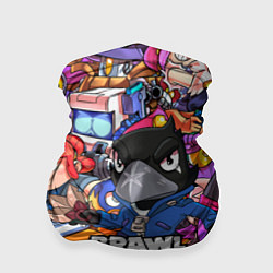 Бандана-труба BRAWL STARS CROW, цвет: 3D-принт