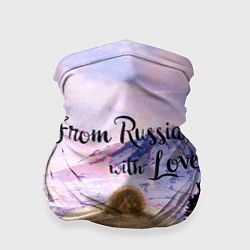 Бандана-труба Из России с любовью, цвет: 3D-принт