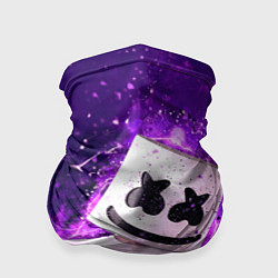 Бандана-труба Marshmello, цвет: 3D-принт