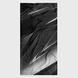Бандана-труба GEOMETRY STRIPES BLACK & WHITE, цвет: 3D-принт — фото 2