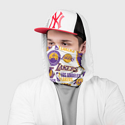 Бандана-труба LAKERS LOGO, цвет: 3D-принт — фото 2