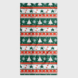 Бандана-труба Новогодний орнамент, цвет: 3D-принт — фото 2