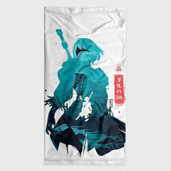 Бандана-труба NIER AUTOMATA 2B, цвет: 3D-принт — фото 2