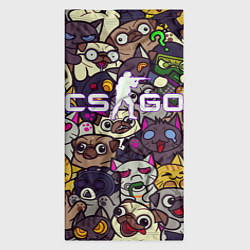 Бандана-труба CS:GO - Paw Paw Лапки, цвет: 3D-принт — фото 2